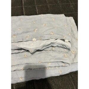 LIBECO Home Duvet Cover Full / Queen 100% Linen Floral Print